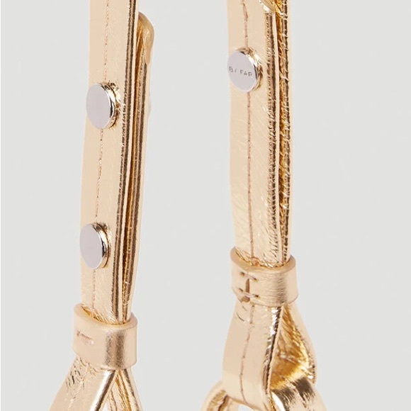 BY FAR - Gold Metallic Women's Bag - Picture 4 of 7